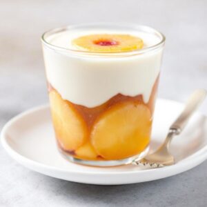 Vaso De Torta De Pina